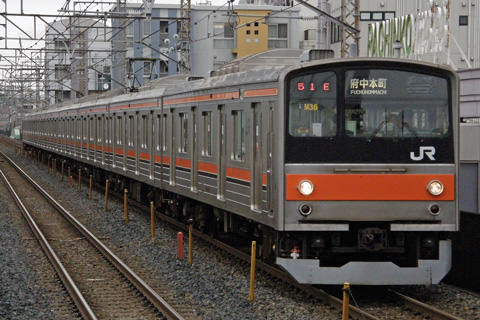 【JR東】205系Ｍ36編成運転開始