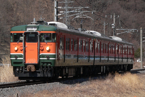 【JR東】115系訓練車訓練運転