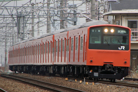 【JR西】201系モリ206編成本線試運転