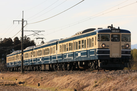 【JR東】115系訓練車日光線で運転