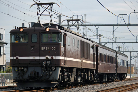 【JR東】EF64-1001牽引旧客回送
