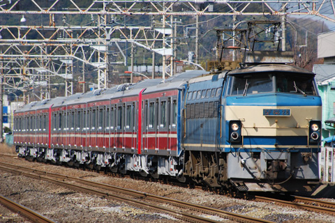 【京急】1465＋1469編成甲種輸送(30日）