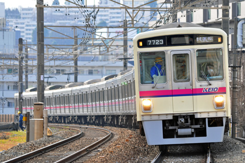 【京王】7000系7723F試運転