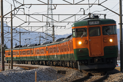 【JR東】115系7両試運転