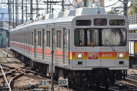【東急】9007Ｆ 長津田工場入場