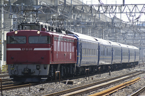 【JR東】EF81-88＋24系 乗務員訓練