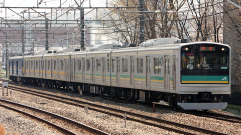【JR東】205系ナハ車TcTc'88OM入場