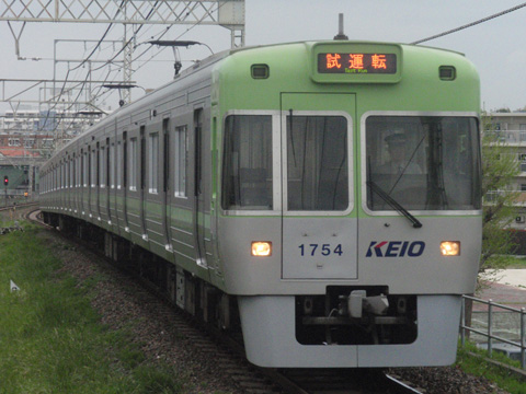 【京王】1000系1754F試運転