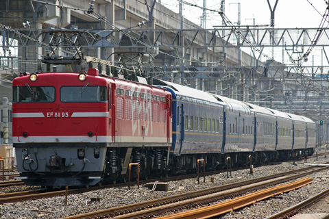 【JR東】EF81-95＋24系 乗務員訓練