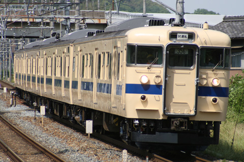 【JR西】113系元キトＬ04編成試運転