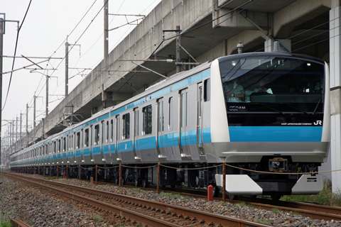 【JR東】E233系ウラ158編成試運転