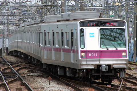 【メトロ】8011F、走行試験実施