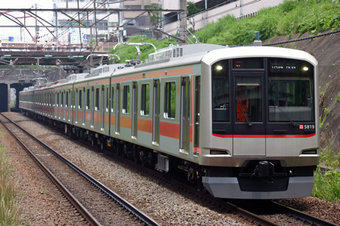 【東急】東横線色5000系5119F試運転