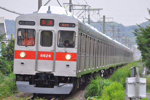 【東急】8500系8626F出場・試運転