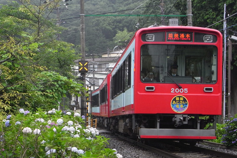  【箱根】「箱根あじさい電車」HM