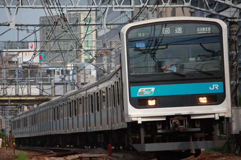 【JR東】209系ウラ50編成疎開回送