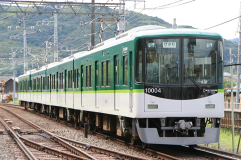 【京阪】10004F新塗装になり試運転