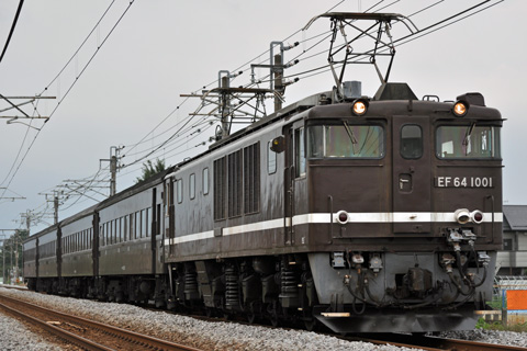 【JR東】EF64-1001牽引旧客試運転