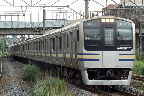 【JR東】E217系Y38編成TK入場